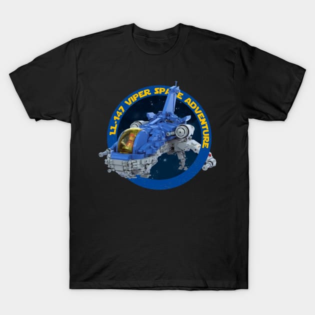 LL 147 Viper Space Adventure T-Shirt by mamahkian